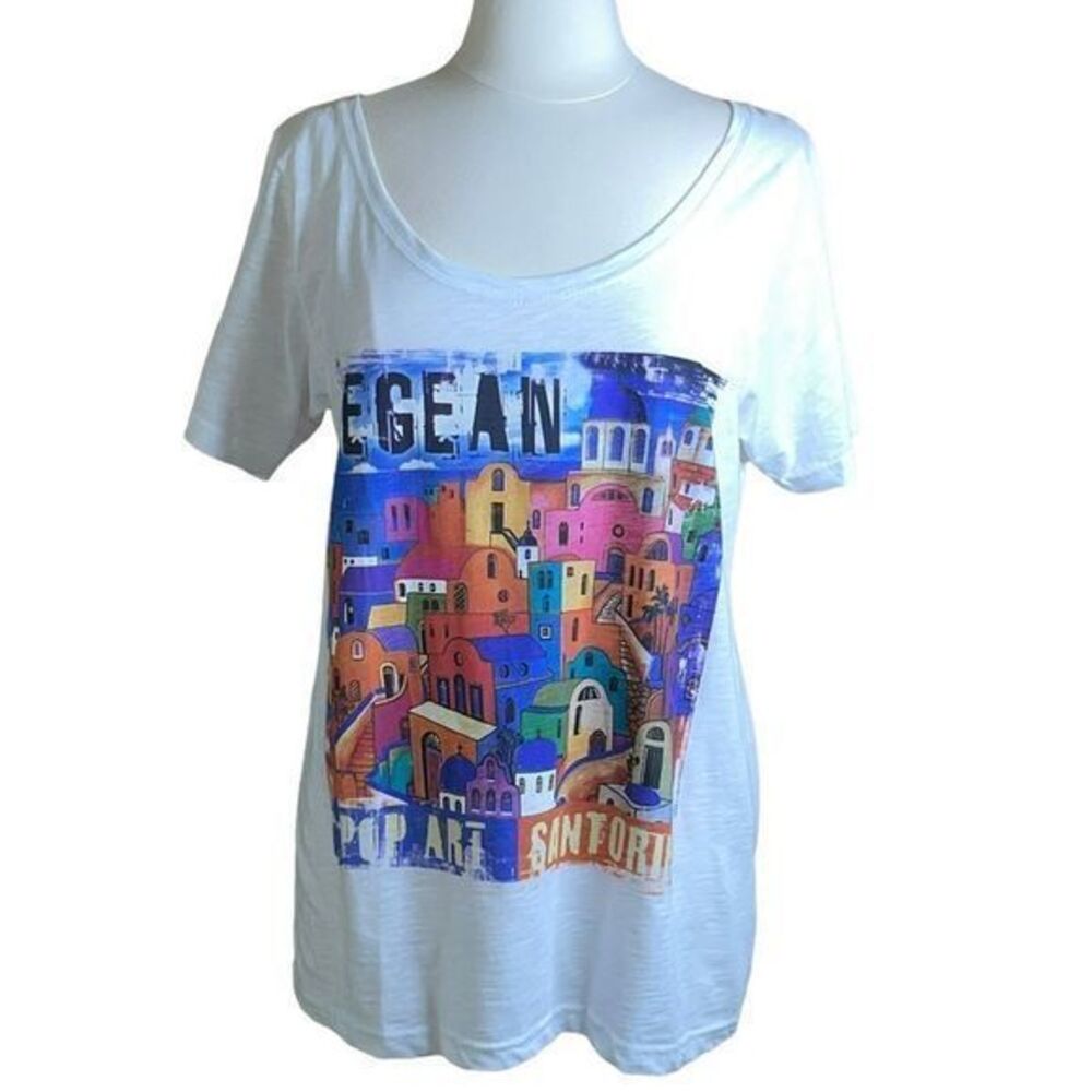 Santorini T-Shirt, Womens XXL